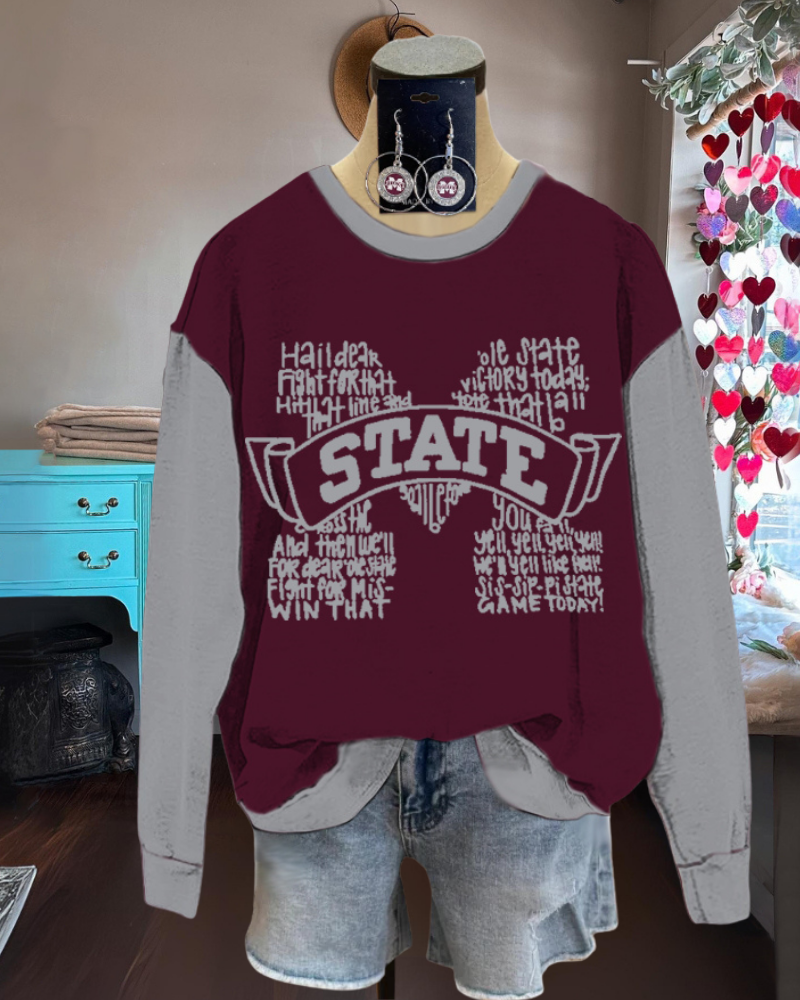 MSU State Crew Neck Sweatshirt