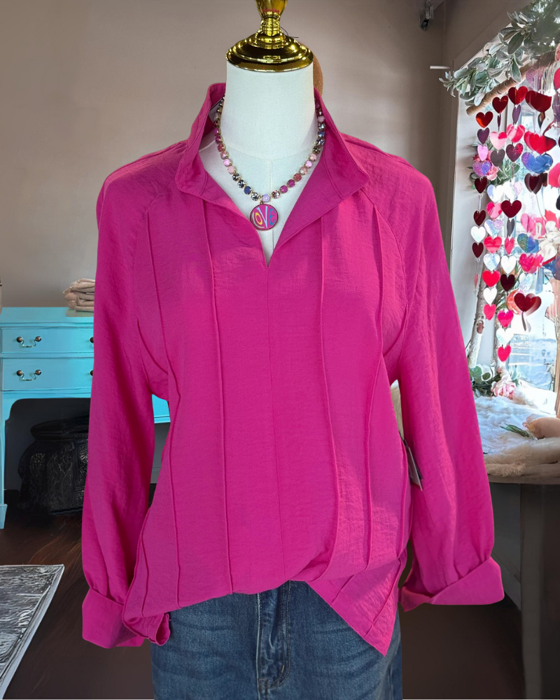 Elegant Simple V-neck Top