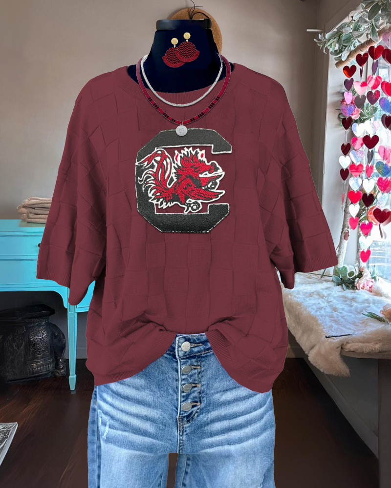 Sparkly Sequin Mascot Tee