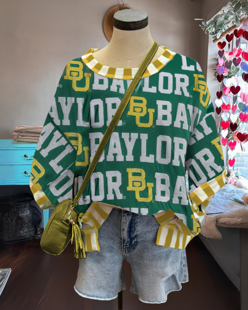 BAYLOR Sequin Repeat T-shirt