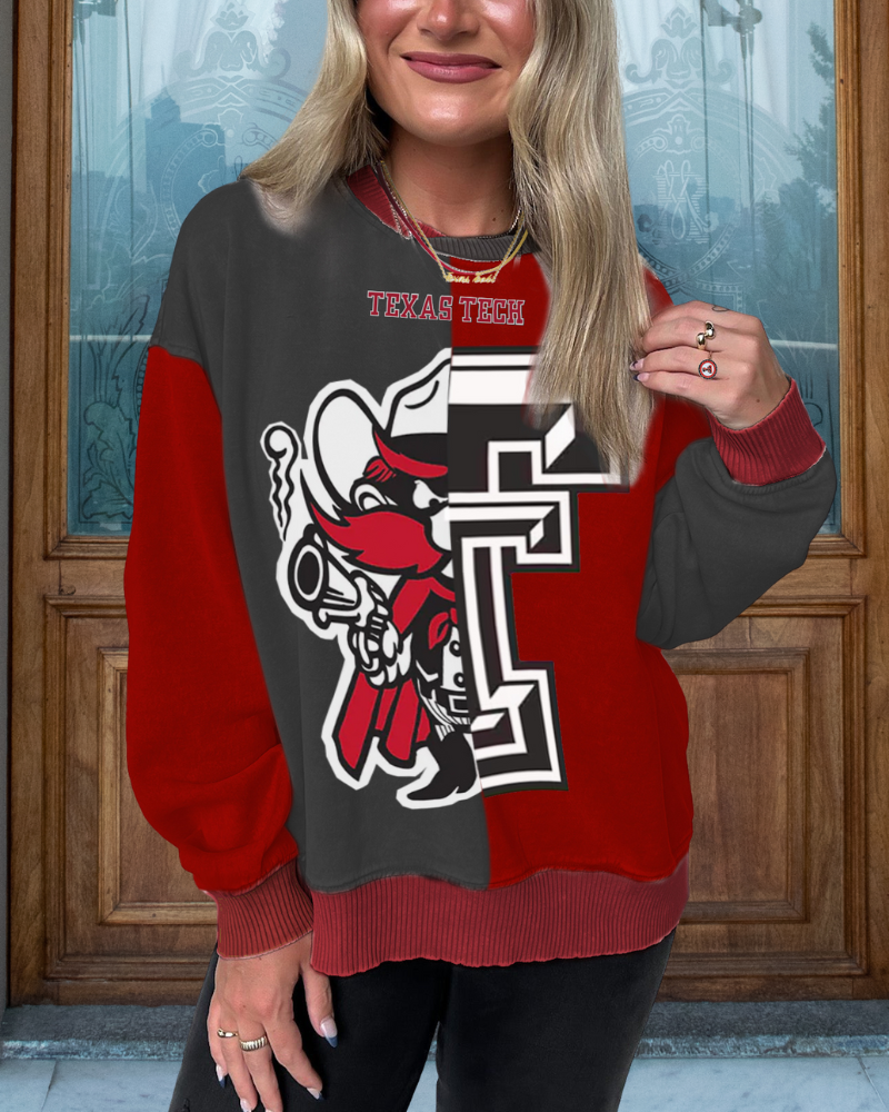 Texas Tech Mascot Split Pullover