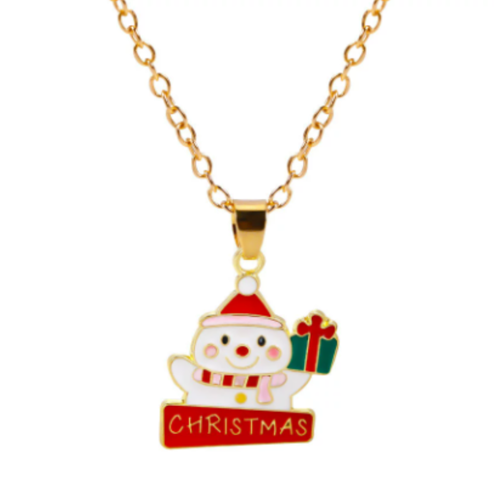 Fun Christmas Trim Necklace