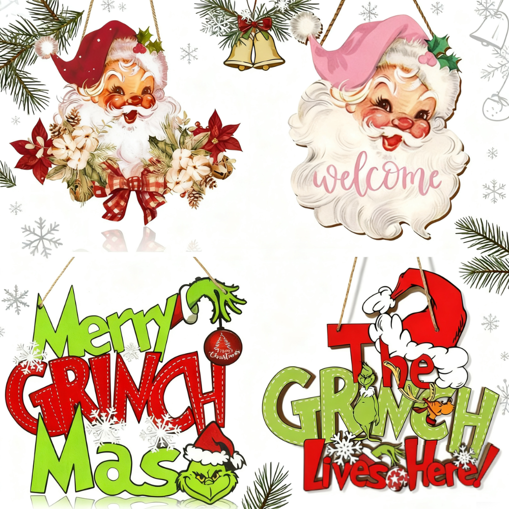 Christmas Trim Door Wall Ornaments