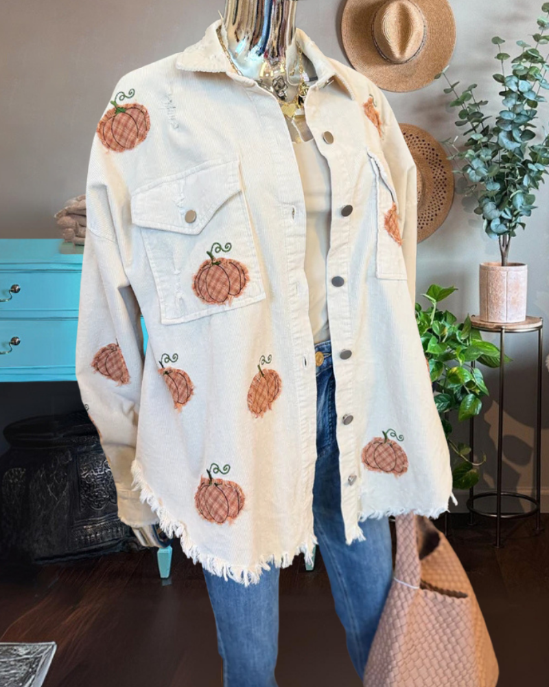 Vintage Pumpkin Patch Washed Jacket