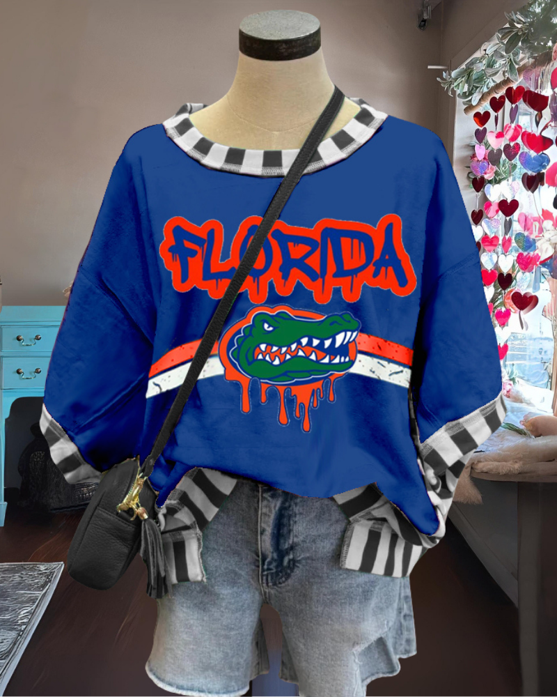 FLORIDA Gators Stripe Trim T-Shirt