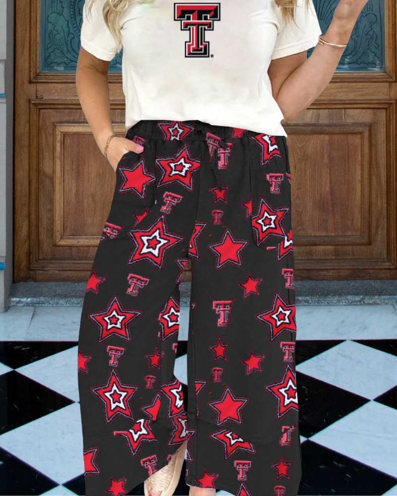 Star Logo Wide Pants