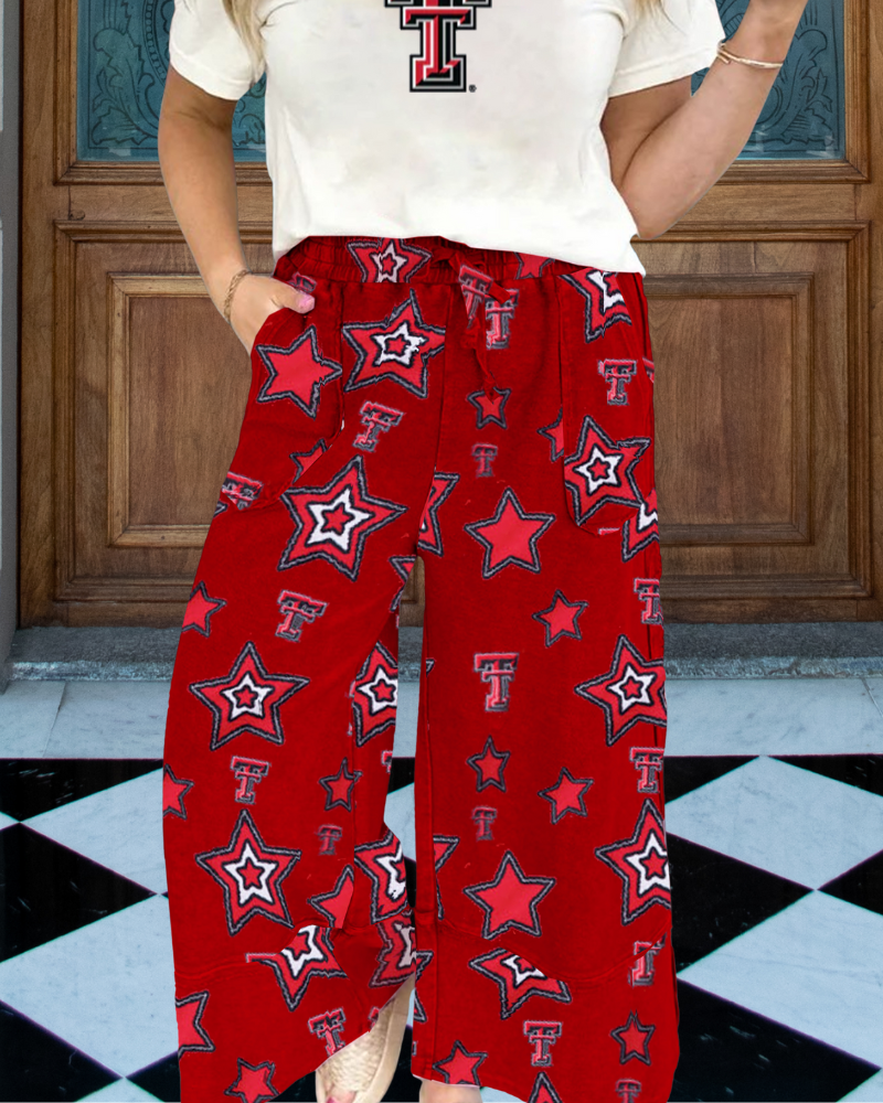 Star Logo Wide Pants