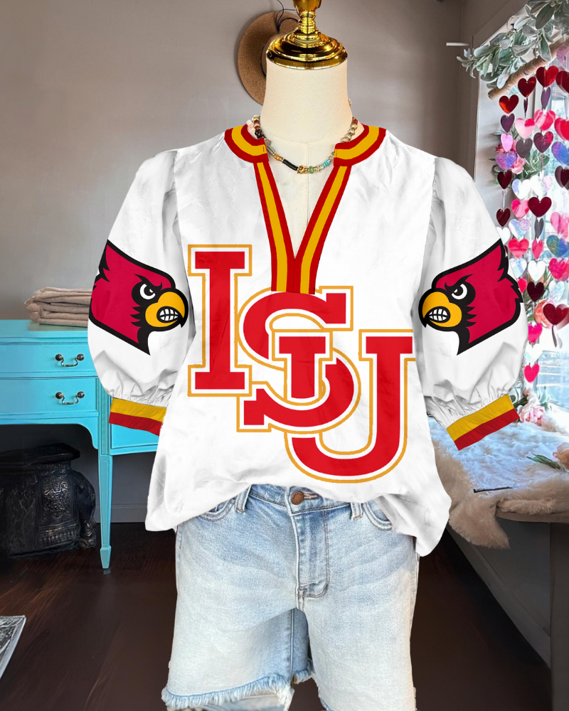 ISU Cyclones Satin Top