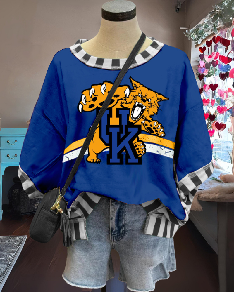 Kentucky Wildcats Striped Trim T-Shirt