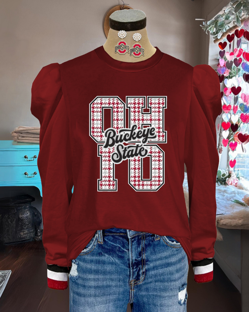 Ohio Buckeye State Crewneck Sweatshirt