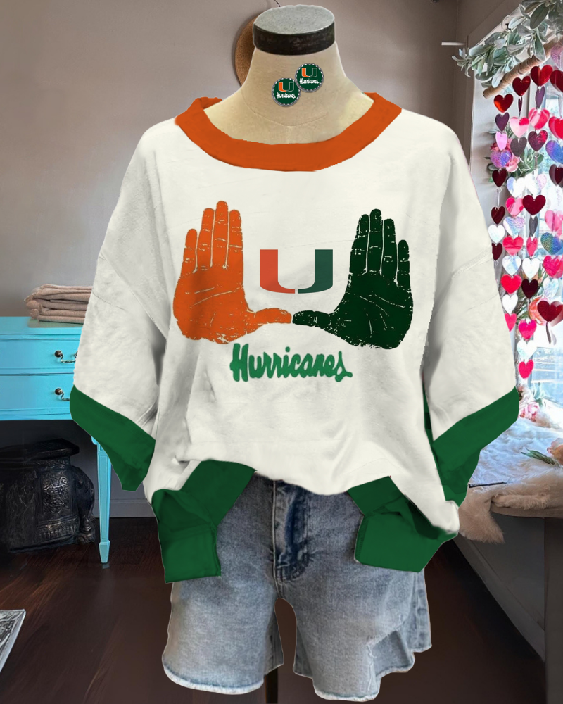 UM Hurricanes Graphic Tee
