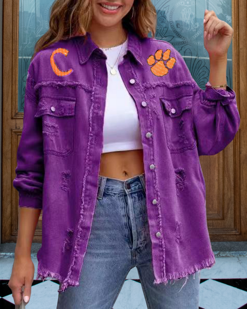 Clemson Tigers Sequin Jacket