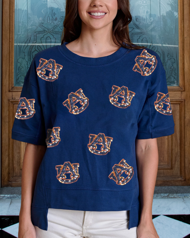 Auburn University Sequined T-Shirt