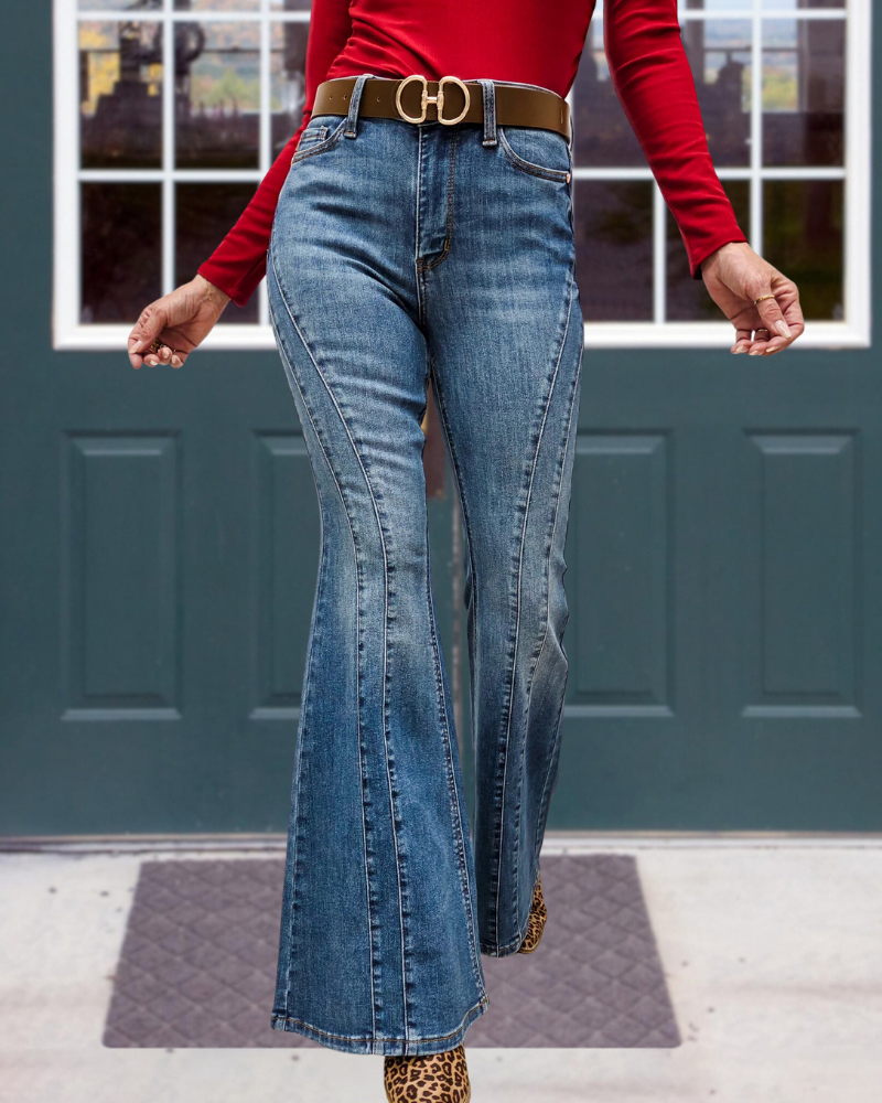 Stylish Slim Flared Jeans