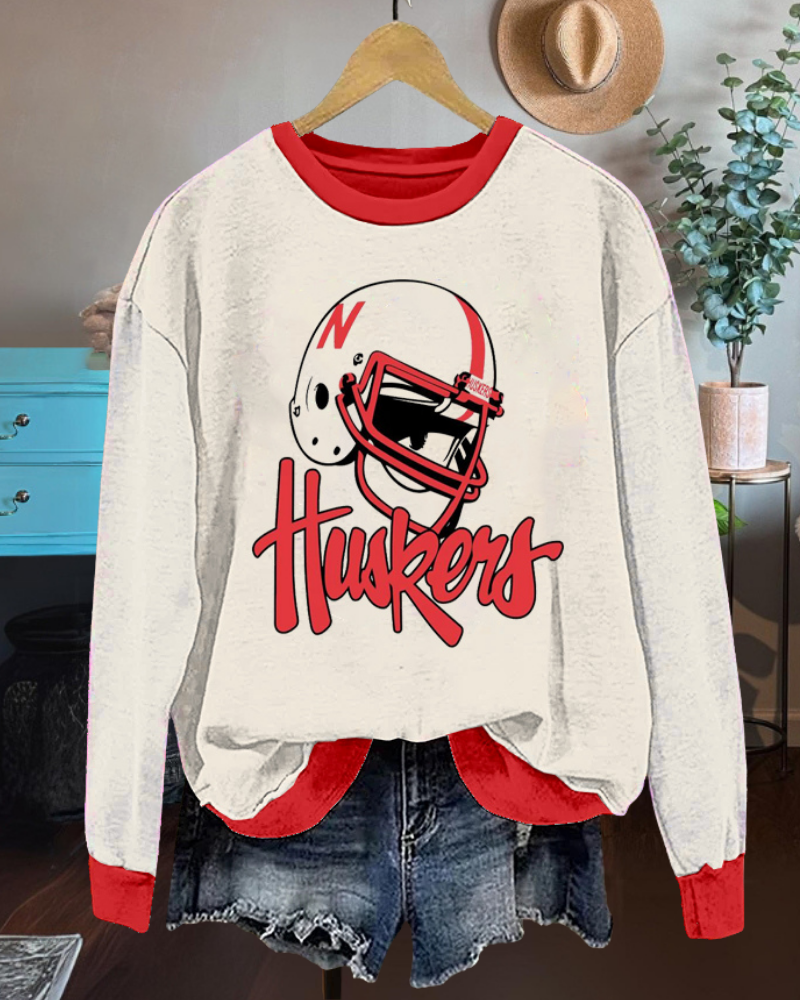 Nebraska Huskers Graphic Sweatshirt