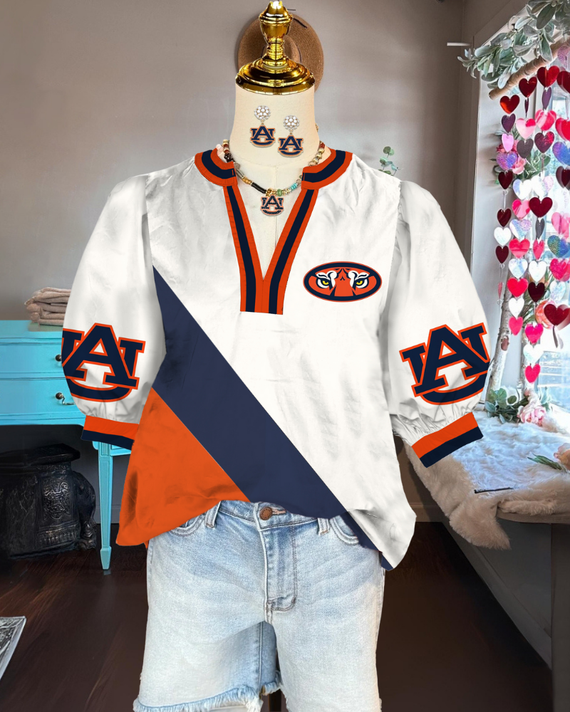 Auburn Tigers Satin Top