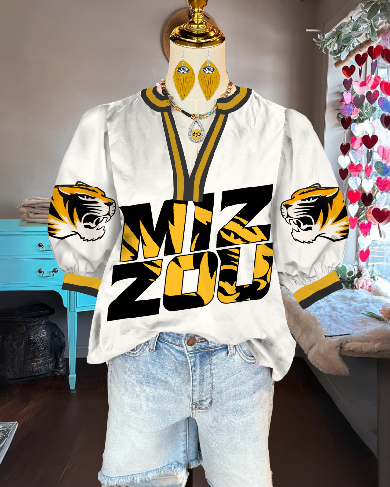 Mizzou Tigers Satin Top