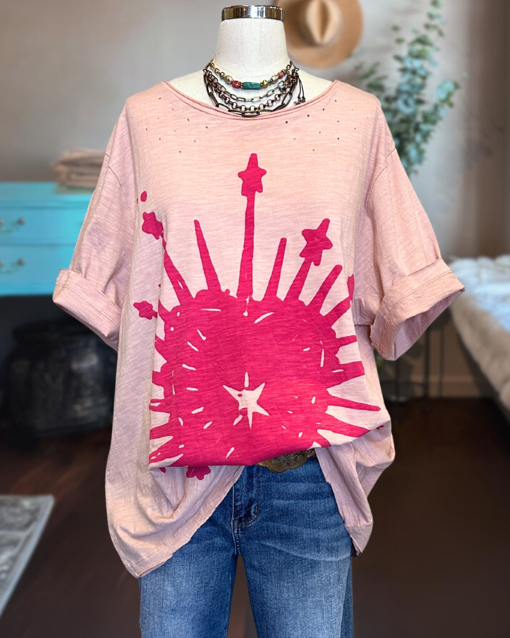 Splash Heart Graphic Tee