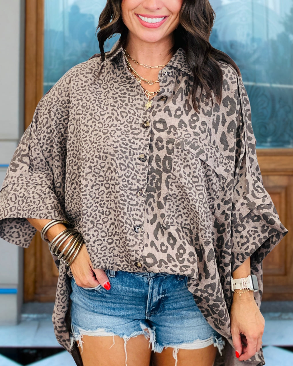 Effortless Chic Leopard Blouse