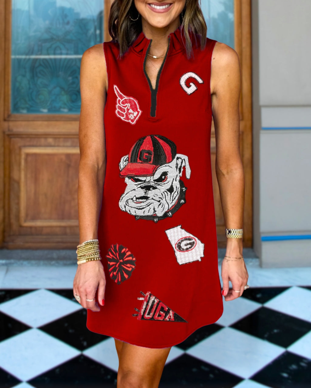 UGA Bulldogs Sequin Dress