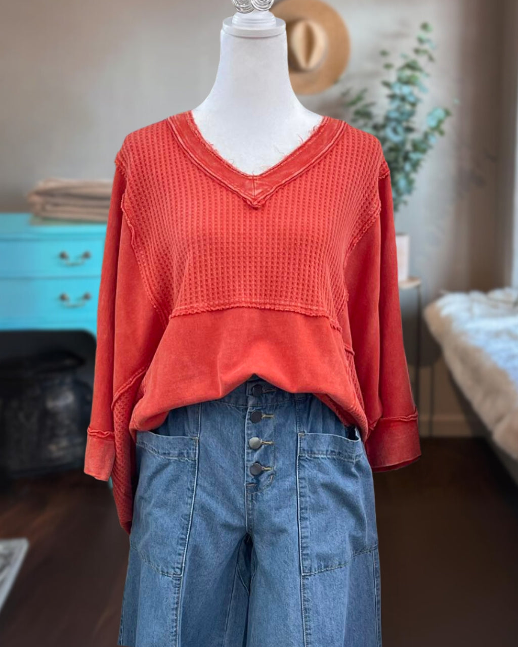 Weave Wonder Waffle Top