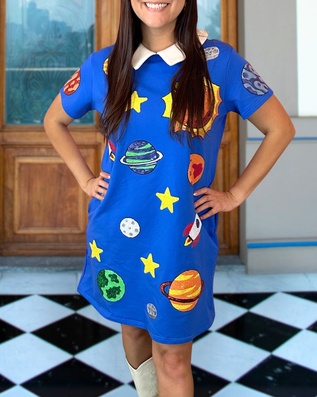 Sparkly Sequin Space Dress