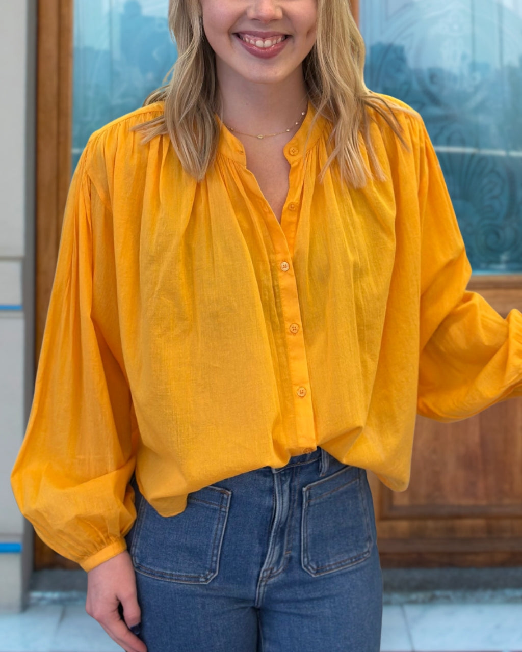 Breezy Linen Blouse