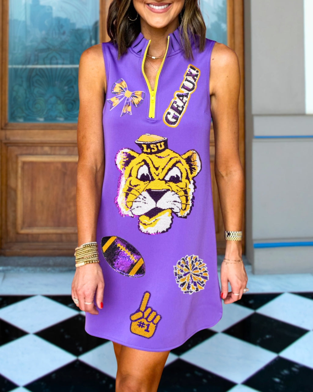 LSU Tigers Sequin Dress