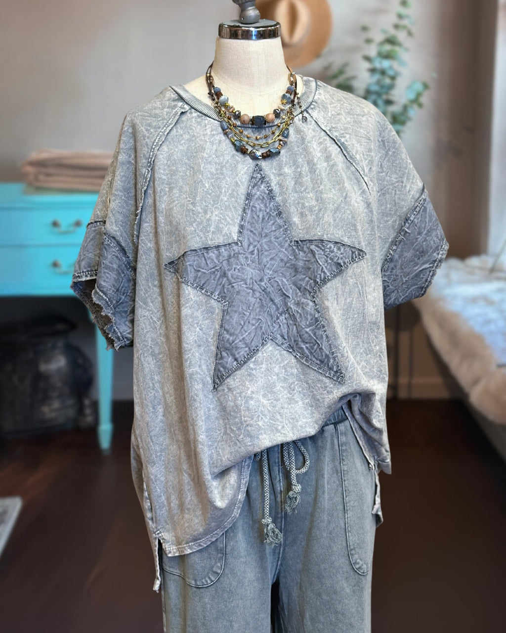 Vintage Star Patch Top