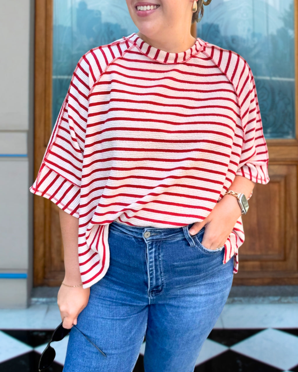No Fuss Stripes Top