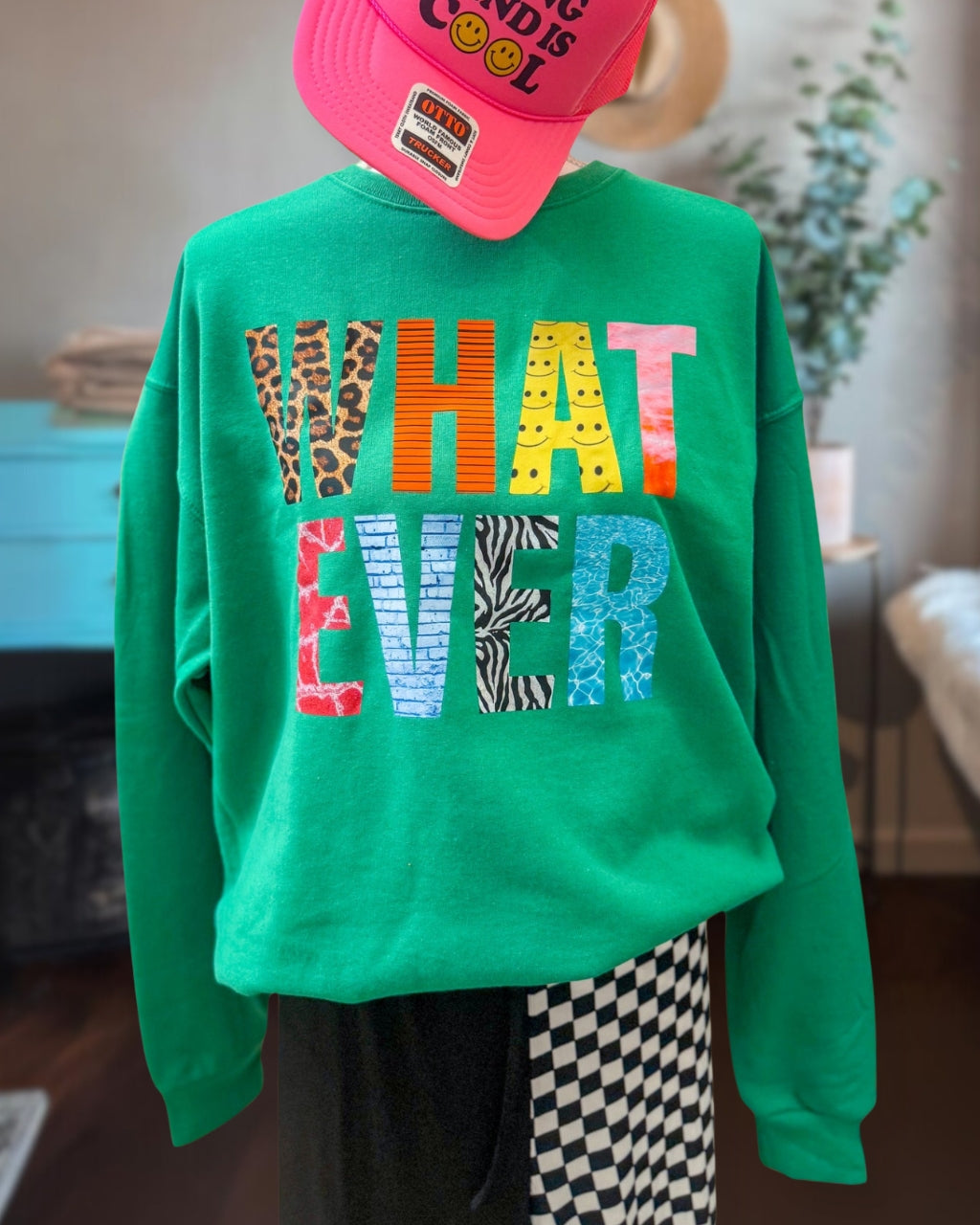 Fun Whatever Graphic Sweatshirt