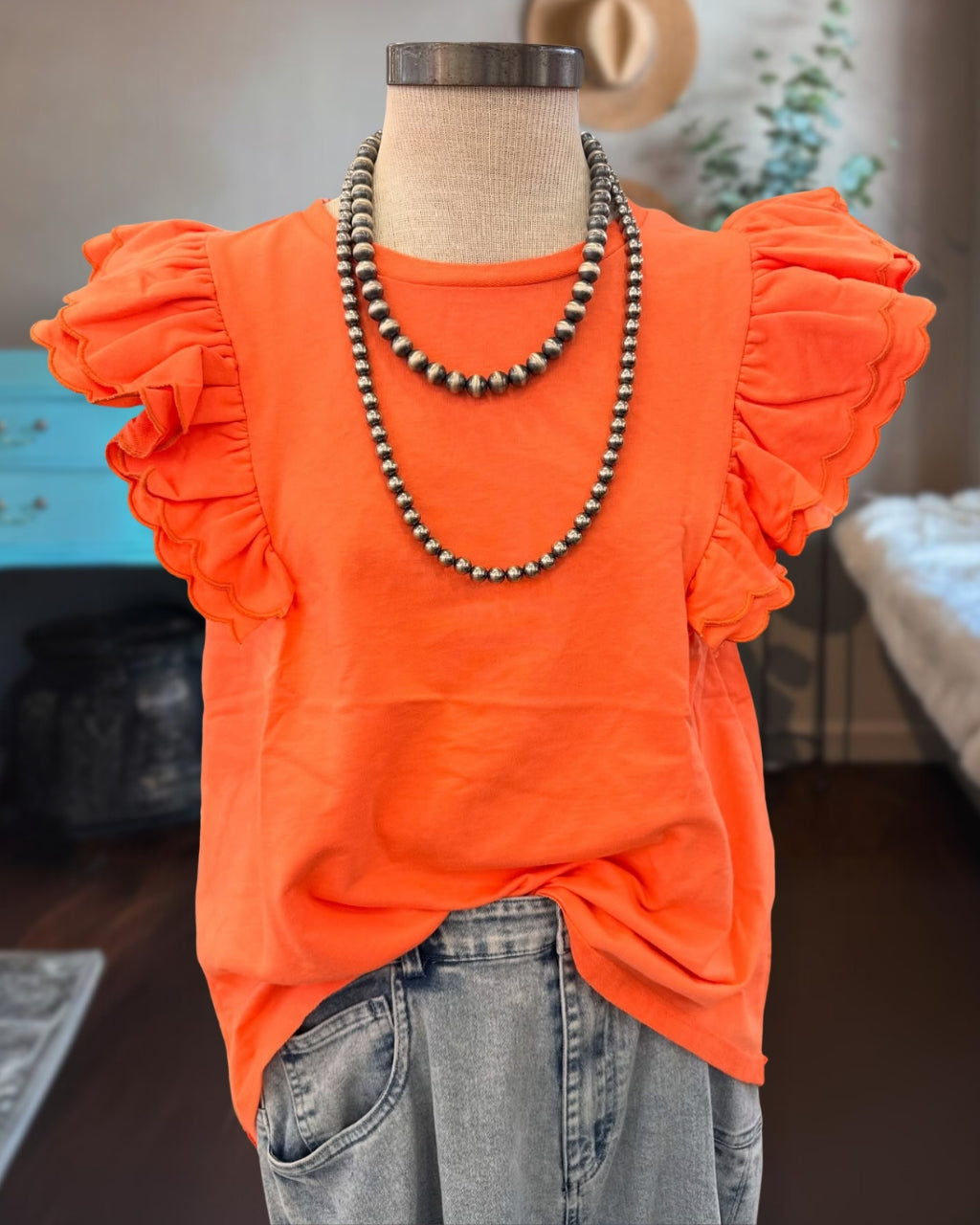 Double Ruffle Playful Top
