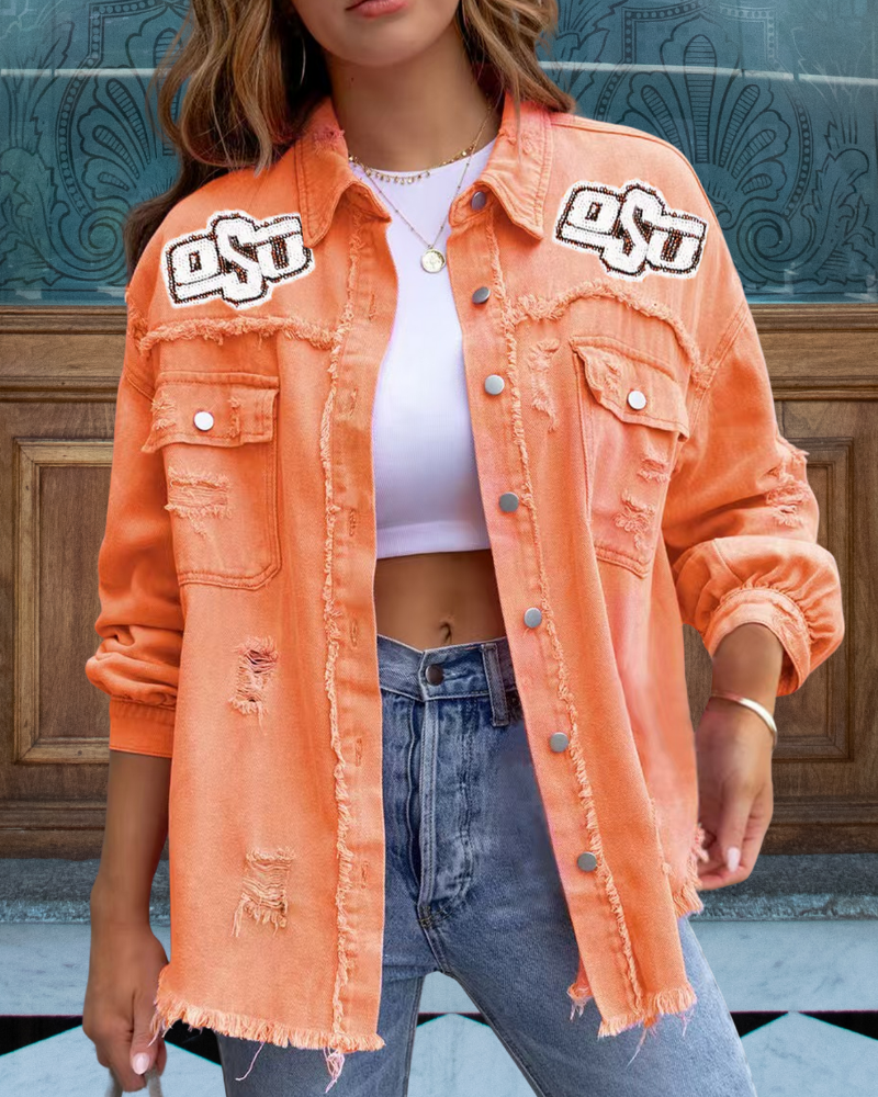 Oklahoma State Cowboys Sequin Jacket