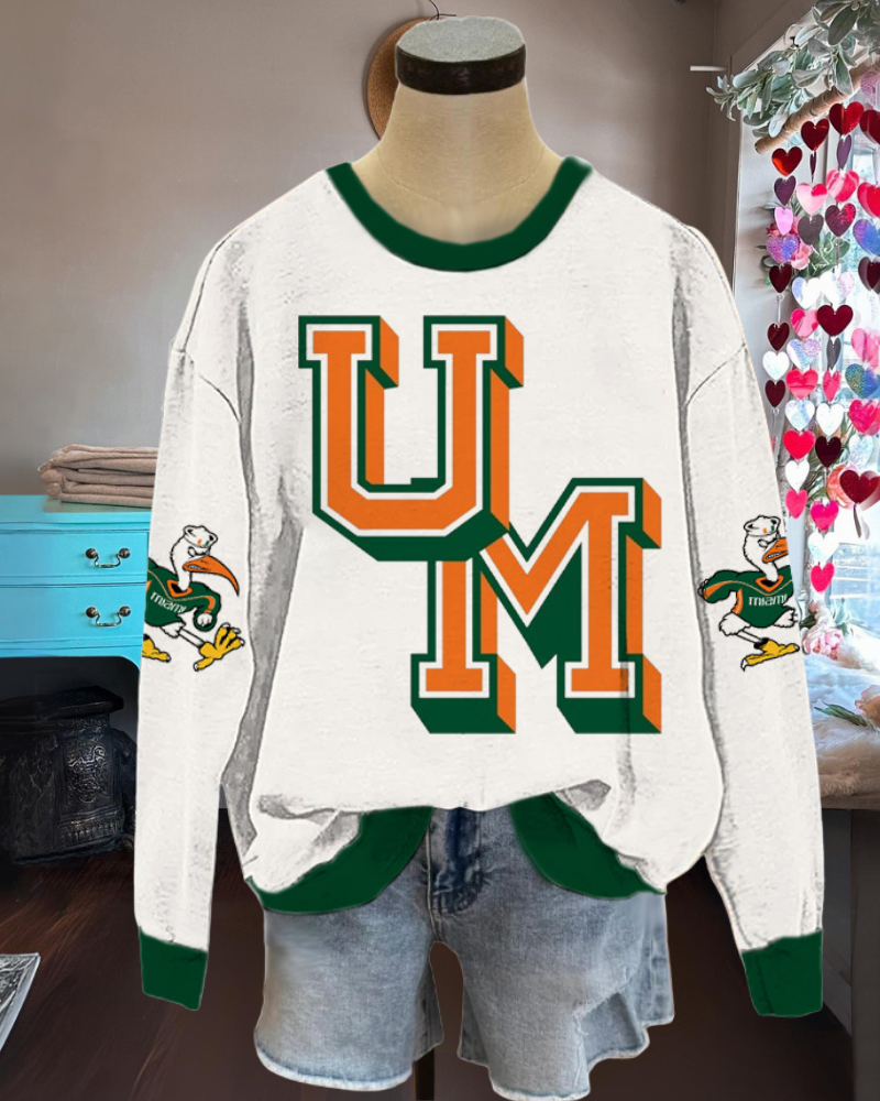 UM Hurricanes Graphic Sweatshirt