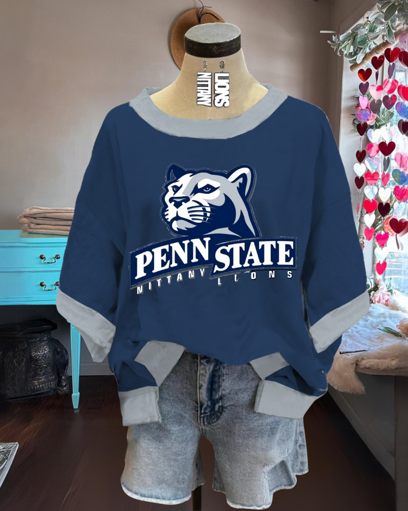 PSU Lions Graphic Top