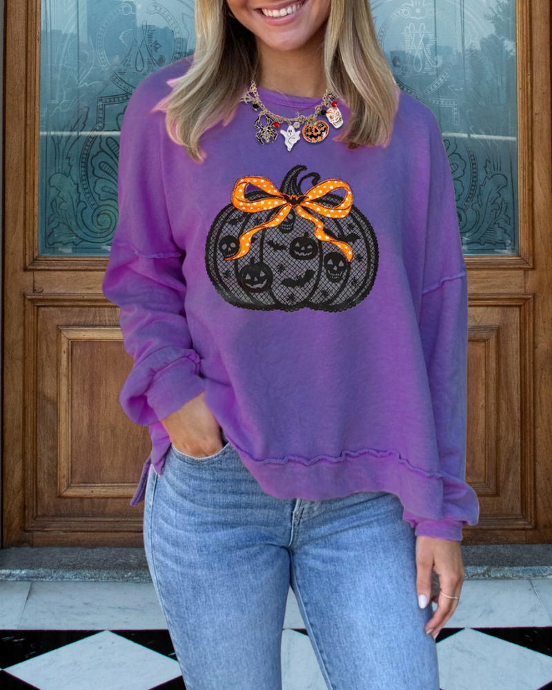Spooky Halloween Pumpkin Sweatshirt