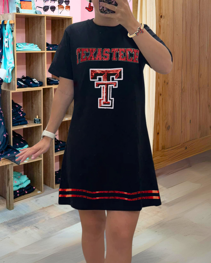 TEXAS TECH Sequin Dress