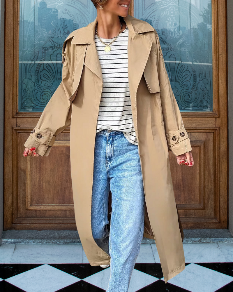 Autumn Trendy Simple Trench Coat