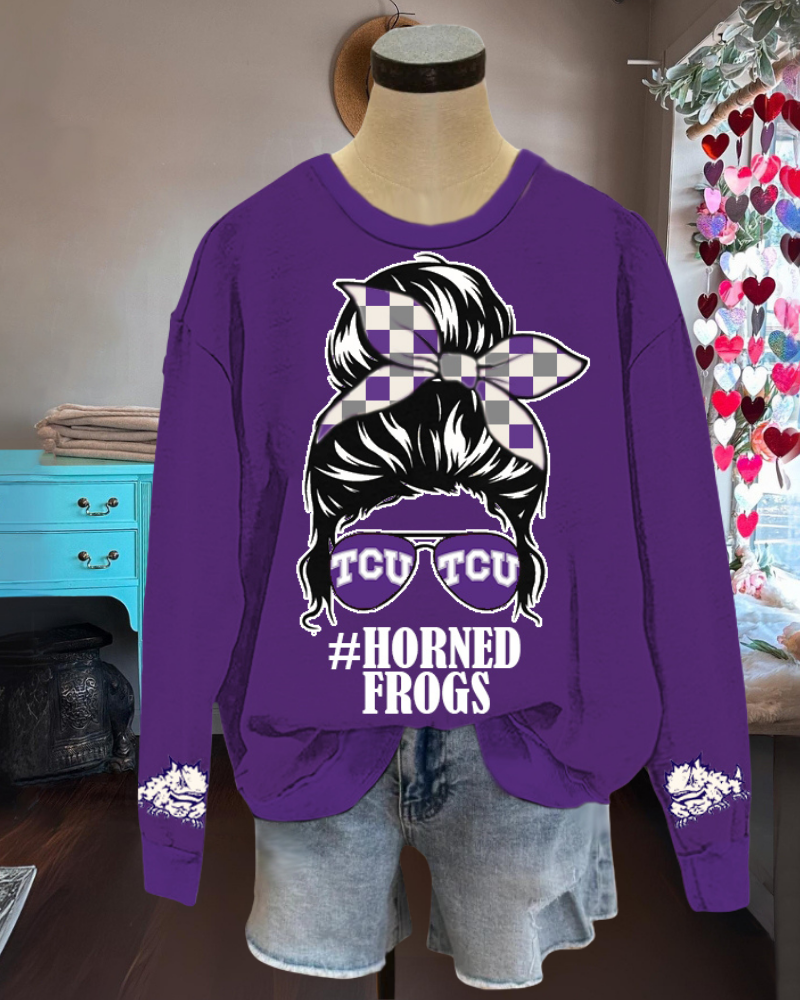 TCU Horned Frogs Graphic Pullover