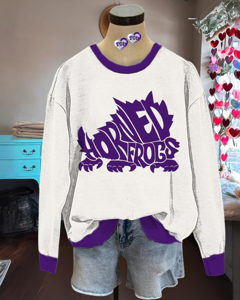 TCU Horned Frogs Graphic Sweatshirt