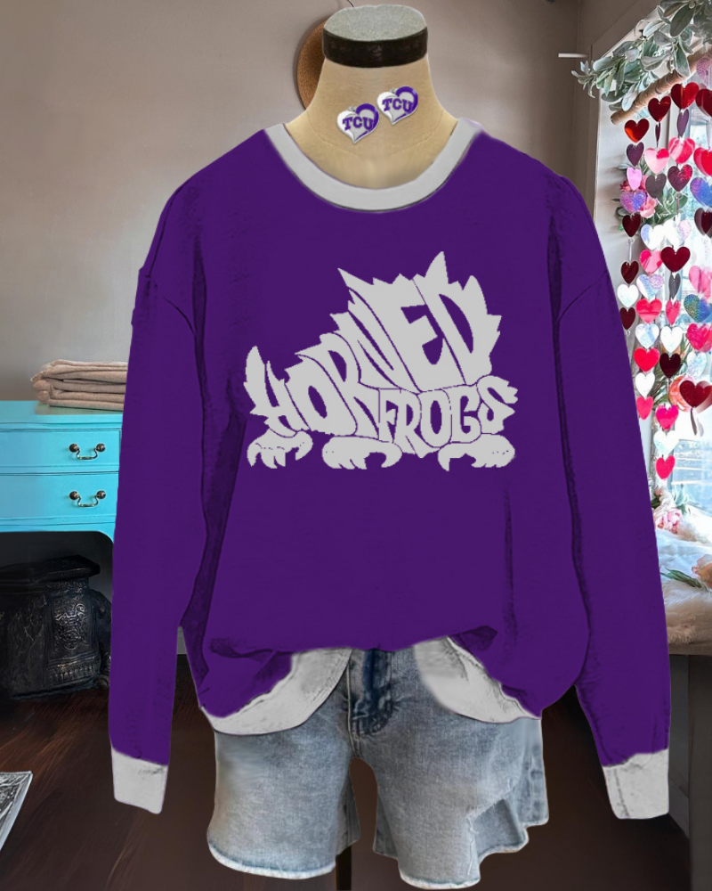 TCU Horned Frogs Graphic Sweatshirt