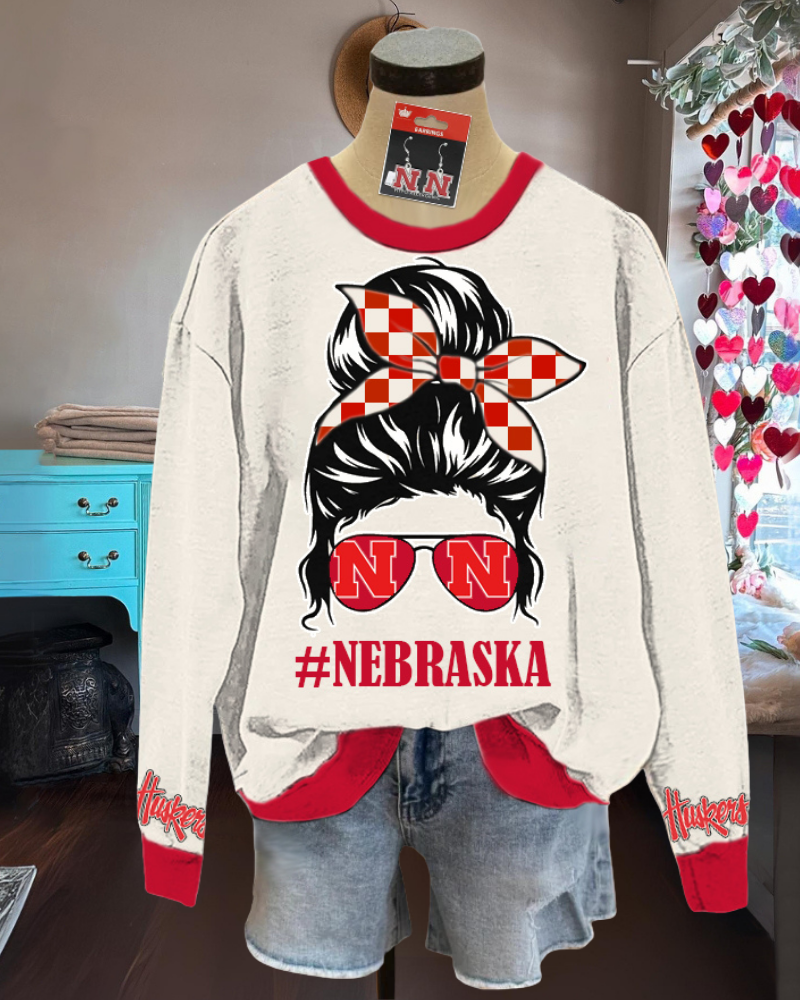 Nebraska Huskers Graphic Sweatshirt