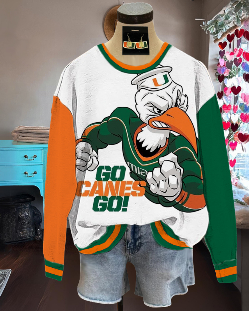 Miami Sebastian Contrast Sweatshirt