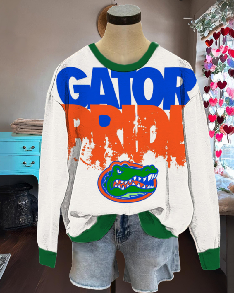 Florida Gators Contrast Trim Sweatshirt