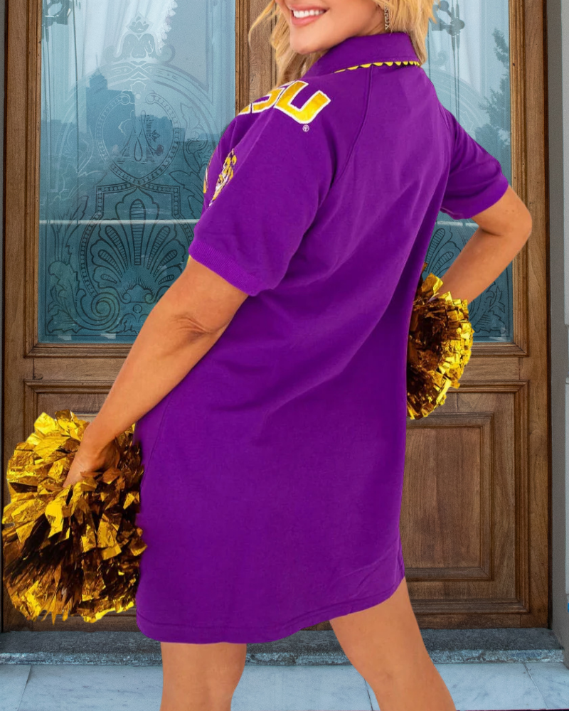 LSU Tigers Sequined Mini Dress