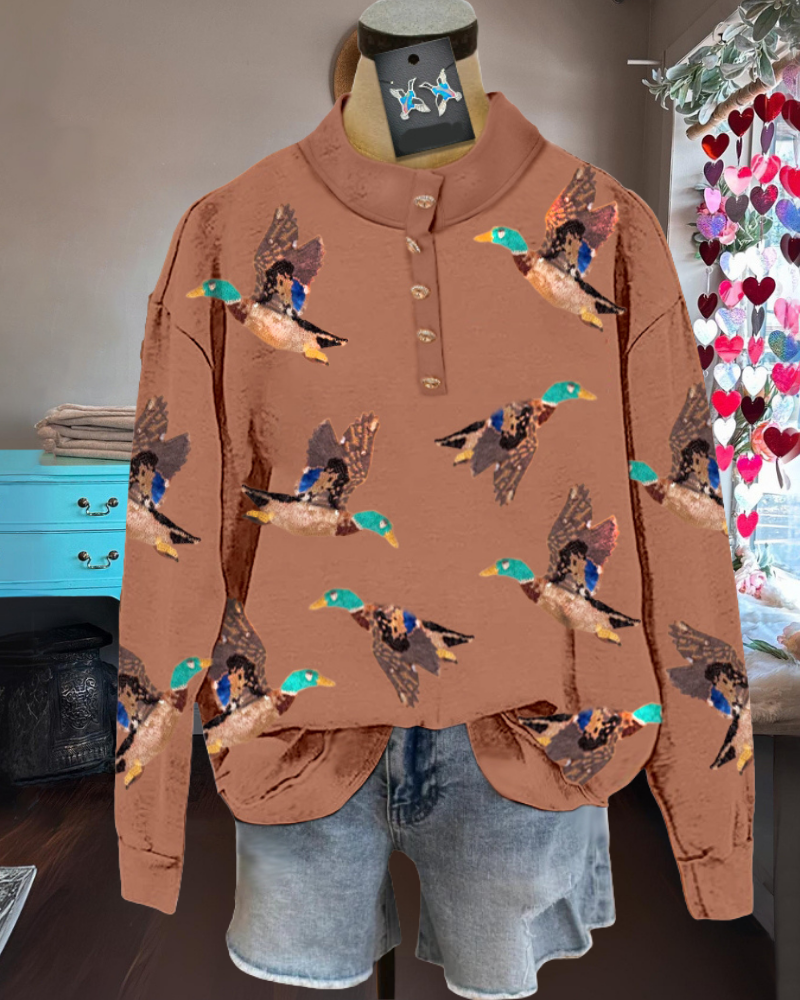 Unique Mallard Duck Sweatshirt