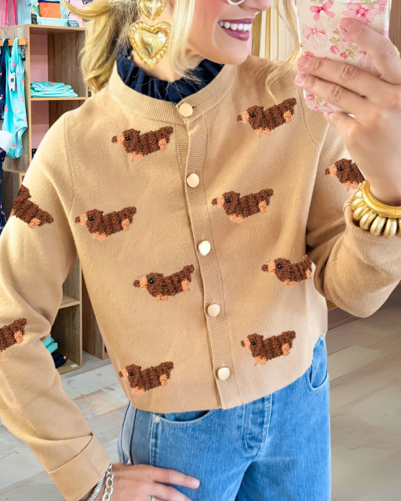 Exquisite Animal Embroidered Cardigan