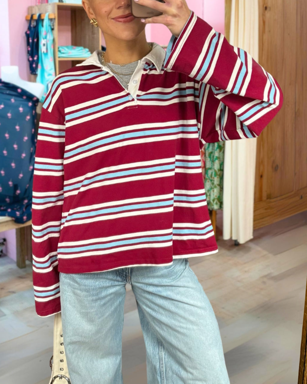 Chic Slouchy Striped Top