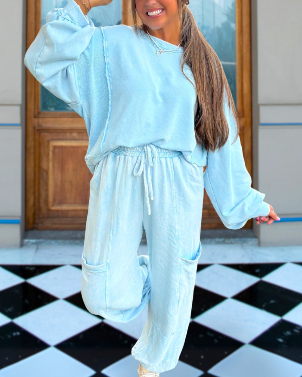 Slouchy Easy Washed Set
