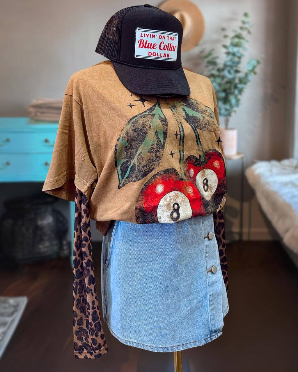 Cherry Eights Fun Tee
